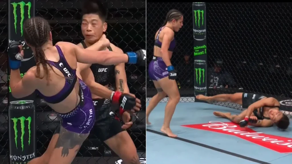 Julia Polastri tyrmäsi Xiong Jingnanin näyttävästi UFC Shanghaissa - MMA-uutinen